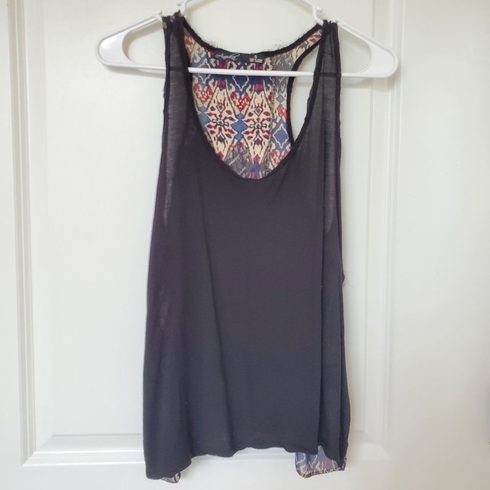 Anouka Black Blouse with Open Back